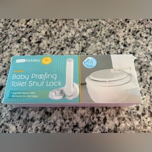 Baby Proofing Toilet Shut Lock 2 Pack